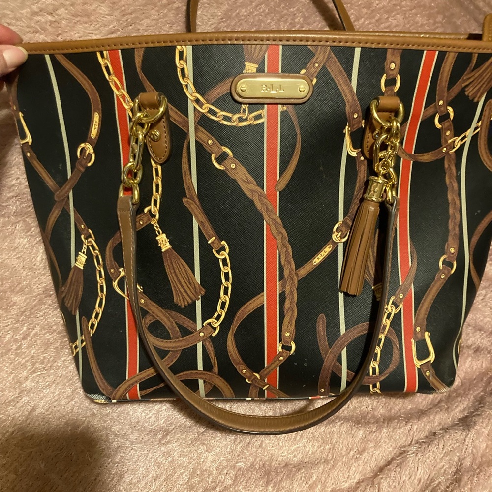 💯AUTHENTIC RALPH LAUREN TOTE